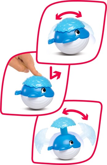 ABC Abc Wobble Whale Multi/patterned ONE SIZE