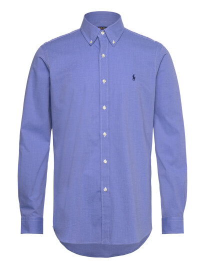 Polo Ralph Lauren Custom Fit Stretch Poplin Shirt - Blue - L