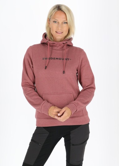 Swedemount Trondheim Stretch Hood W Dusty Rose Melange 40 Hoodies