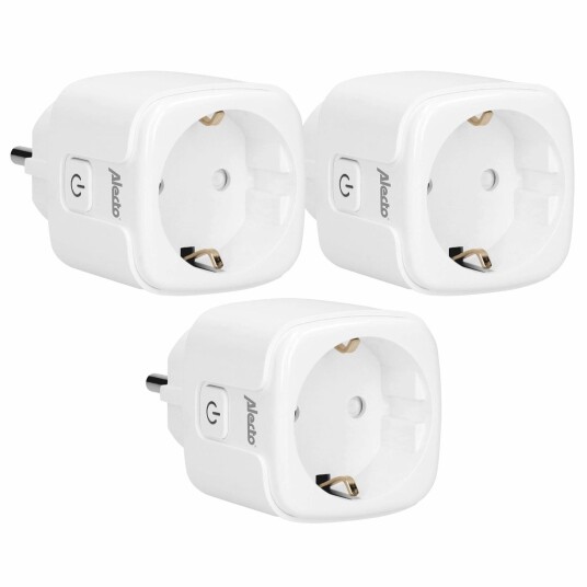 Alecto Smart Wi Fi plugg 16A z energimåler 3 pk