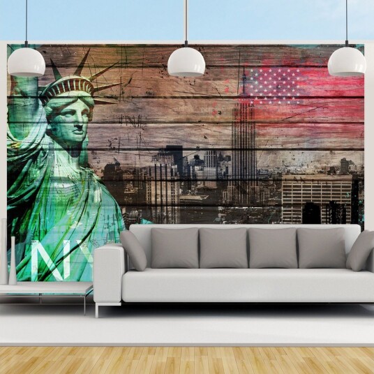 Fototapet NYC Symboler 250x175 - Artgeist sp. z o. o.