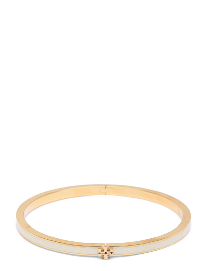 Tory Burch Thin Icon Enamel Bracelet Gold S Tory Burch Thin Icon Enamel Bracelet Gold S