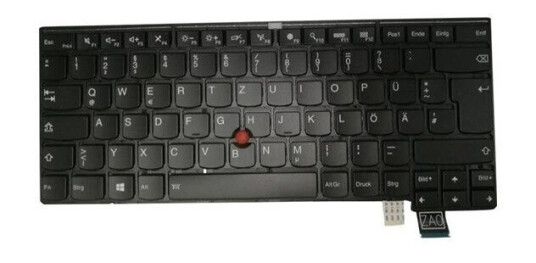 Lenovo Darfon - Brbart tastatur - til utskifting - Tysk - Svart