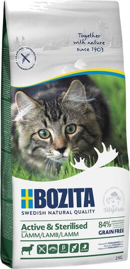 Bozita Grainfree Active & Sterilised Lam 2 X 2 kg