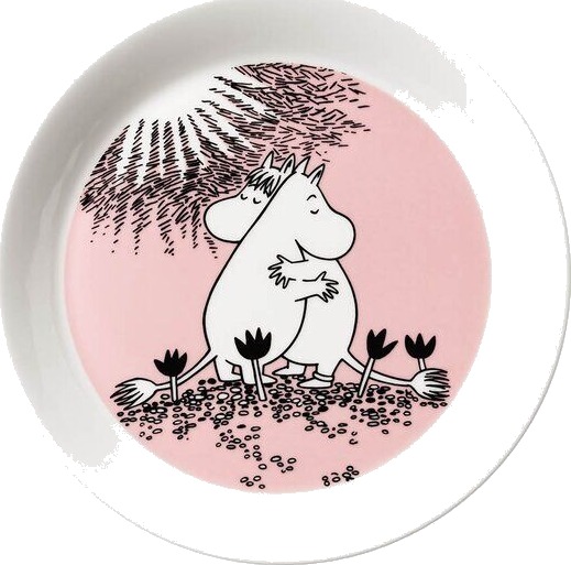 MoominArabia Asjett 19 cm Kjærlighet rosa 30 år
