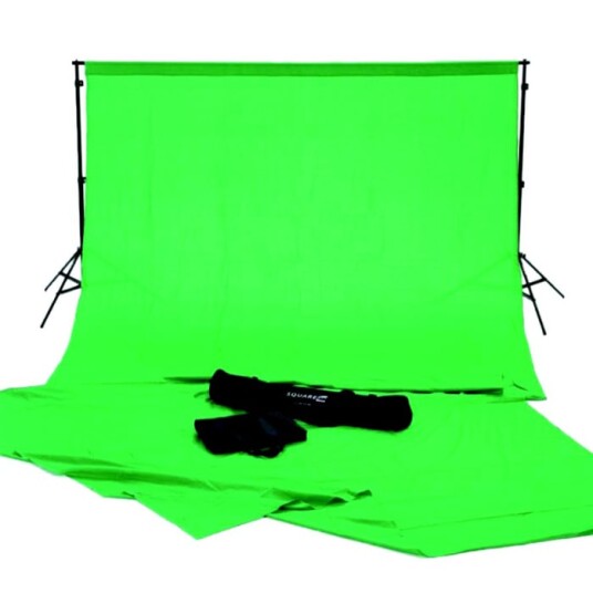 Greenscreen 2 x 3 m – med stativ