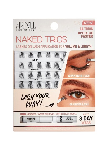 Ardell Naked Lashes Trios Kit - Black - ONE SIZE Ardell Naked Lashes Trios Kit - Black - ONE SIZE