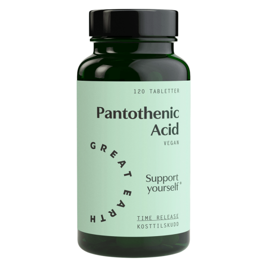 Great Earth Pantothenic Acid 120pcs