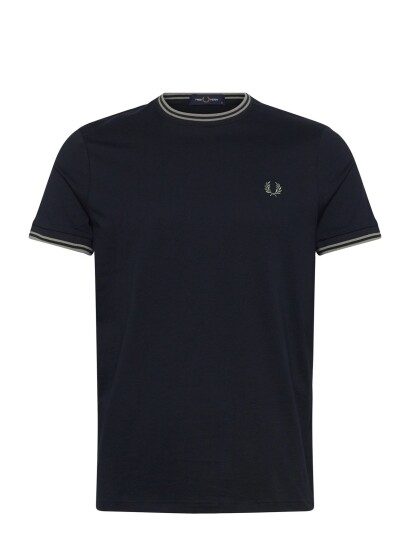 Fred Perry Twin Tipped T Shirt Navy M Fred Perry Twin Tipped T Shirt Navy M
