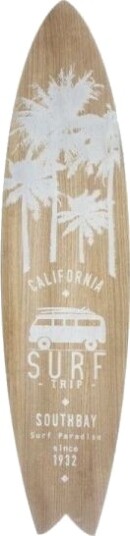 Husdekor Veggdekor Surf Board Hvit