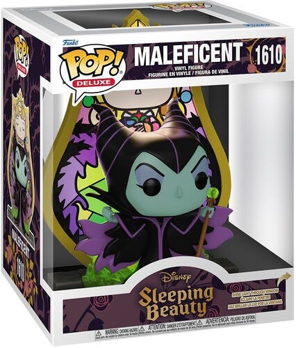 Funko POP! Deluxe: Disney Villains Sleeping Beauty: Maleficent Stained Glass Funko POP! Deluxe: Disney Villains Sleeping Beauty: Maleficent Stained Glass