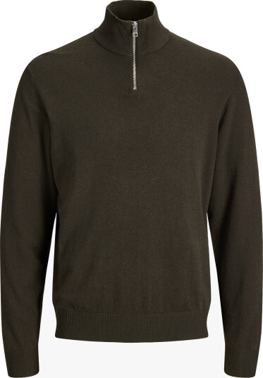 Jack and Jones Junior Junior Emil Knit Half Zip Junior Grønn 152
