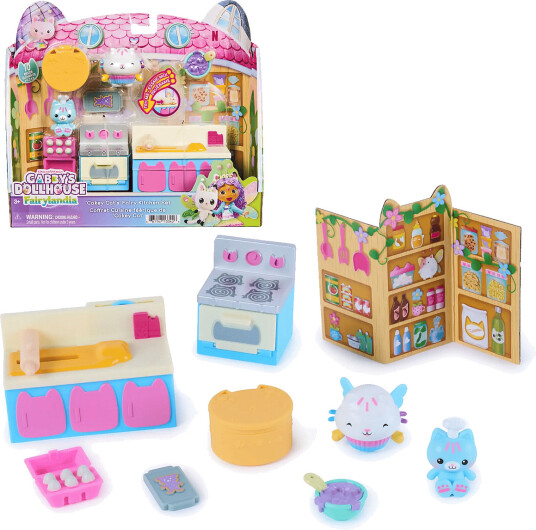 Gabby"s Dollhouse Gabby"s Dollhouse Cakey Cat Fairy Kitchen - Multi/patterned - ONE SIZE