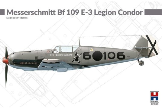 Hobby 2000 1/32 Messerschmitt Bf-109 E-3 Legion Condor