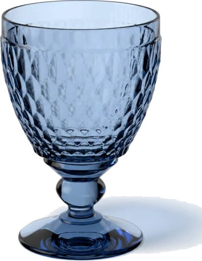 Villeroy & Boch Boston Vannglass m/stett Blå 41 cl Villeroy & Boch Boston Vannglass m/stett Blå 41 cl