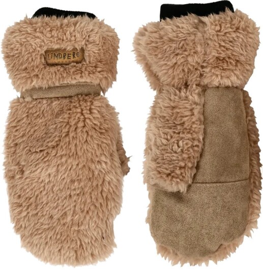 Lindberg Kid´s Näver Pile Mitten Beige 3 Lindberg Kid´s Näver Pile Mitten Beige 3