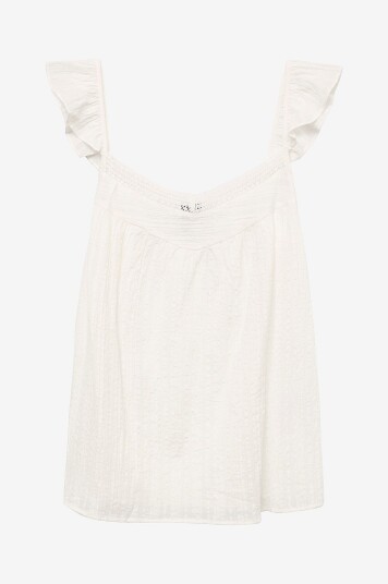 Vero Moda - Topp vmOfia Singlet Top - Hvit