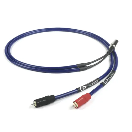 Chord ClearwayX 4DIN til 2xRCA Pre out Analog Signalkabel   1 meter