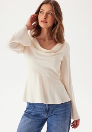 BUBBLEROOM Drapy Blouse Cream 40 BUBBLEROOM Drapy Blouse Cream 40