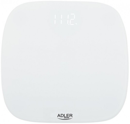 Adler AD 8176 Baderomsvekt med LED-display, hvit Adler AD 8176 Baderomsvekt med LED-display, hvit