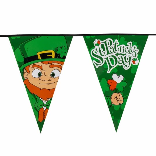 Vimpelbanner 8 Meter St Patrick"s Day