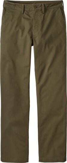 Patagonia Men's Twill Traveler Chino Pants Regular Basin Green 32