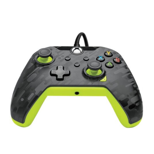 PDP Wired Controller Xbox Series X Blue Carbon Electric Yellow