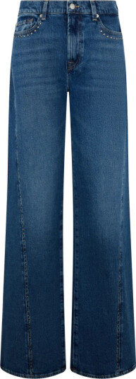 7 For All Mankind Dame Jeans Blå W27,