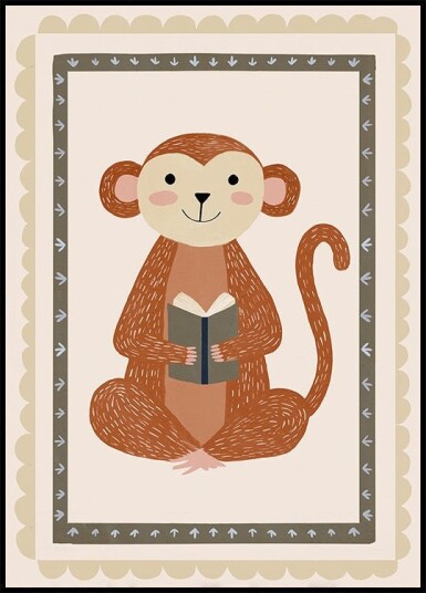 Booklovemonkey Plakat Plakat / 40x50cm