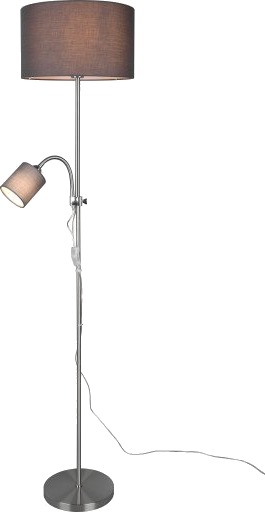 Trio Lighting Owen gulvlampe grå Trio Lighting Owen gulvlampe grå