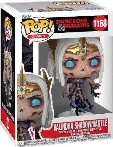Funko POP! Dungeons & Dragons Valindra Shadowmantle Figur med Utstillingsboks