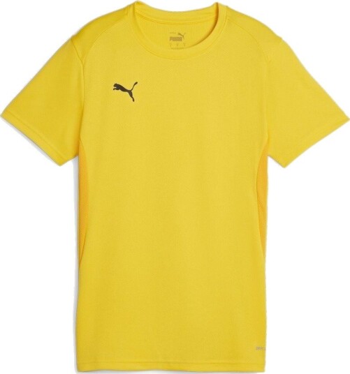 PUMA Trenings T skjorte Teamgoal   Raskere Gul/PUMA Svart Kvinner størrelse Medium