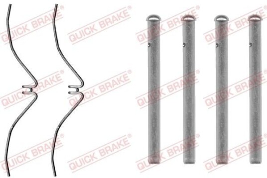 Tilbehørsett, skivebremse belegg QUICK BRAKE 109-1061