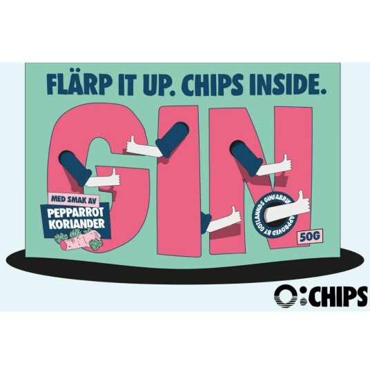 Chips til Gin Pepperrot Koriander 50 g