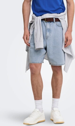 ONLY & SONS Onsfade Pim Dnm Shorts Box Blue XS