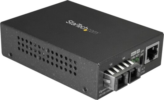 Startech MCMGBSCSM10 fibermedieomformer 1GbE SC 10 km Startech MCMGBSCSM10 fibermedieomformer 1GbE SC 10 km