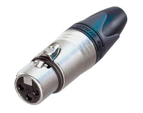 Neutrik NC3FXX HA XLR plugg 3P Hun Nikkel B crimp