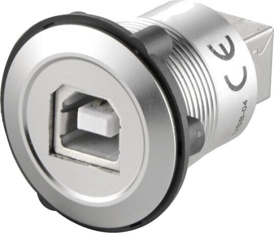 Tru Components Usb-03 Usb-Innbyggingskontakt 2.0: Tilkobling/Innbygging Usb Type B Til Usb-Sokk El Type A, Innhold: 1 Stk