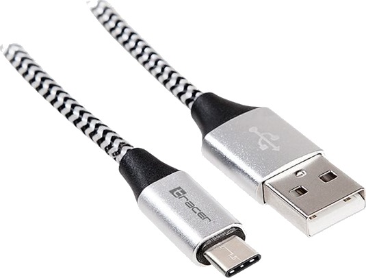 Tracer Usb-Kabel Usb Hann Til Usb-C Hann Usb 2.0 2.1 A 1 M Svart Sølv