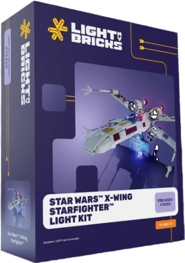 Light My BricksStar Wars X-Wing Starfighter lyssett