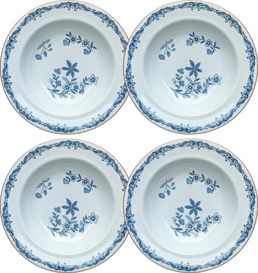 Ostindia Dyp Tallerken 24 cm 4 pk