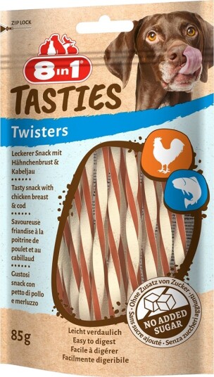 8In1 Tasties Kylling Twisters 85 G