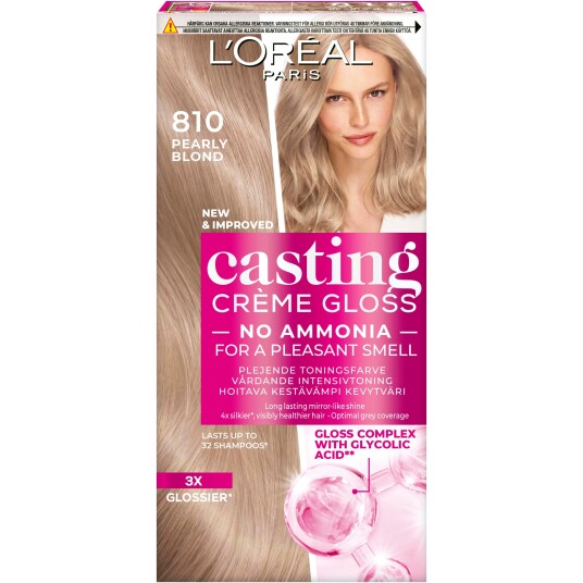 L"Oréal Paris Casting Crème Gloss 810 Pearly Blonde L"Oréal Paris Casting Crème Gloss 810 Pearly Blonde
