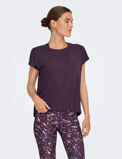 Only Play Onpaubree Life On Ss Bat Loose Tee Noos - Purple - M