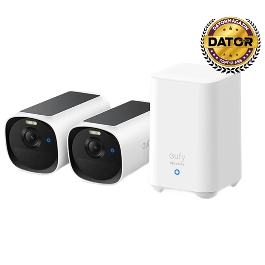 Eufy E40 Overvåkningskamera 2-Kit med HomeBase 2 - Trådløs og Utendørs