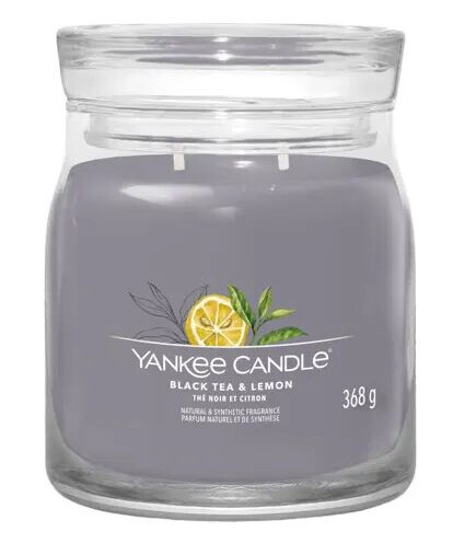 Yankee Candle Signature Medium Black Tea & Lemon 368 g Duftlys