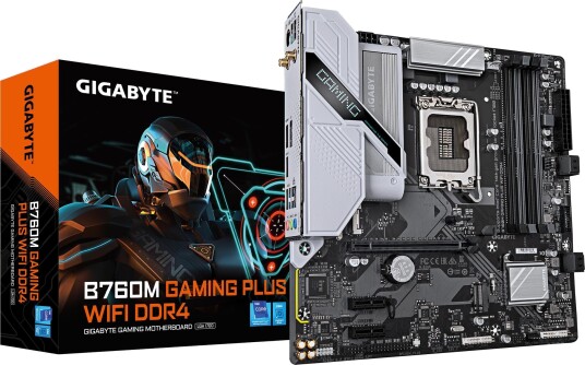 Gigabyte B760M Gaming Plus Hovedkort Micro ATX med Wi-Fi 6 og USB-C Gigabyte B760M Gaming Plus Hovedkort Micro ATX med Wi-Fi 6 og USB-C