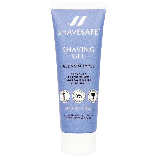 ShaveSafe Barbergel HERRE All hudtyper 50 ml.