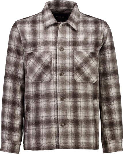 Lindbergh Wool Blend Overshirt DK SAND S