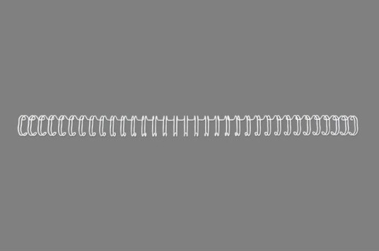 Kensington Gbc Wirebind Spiralrygge Hvid
